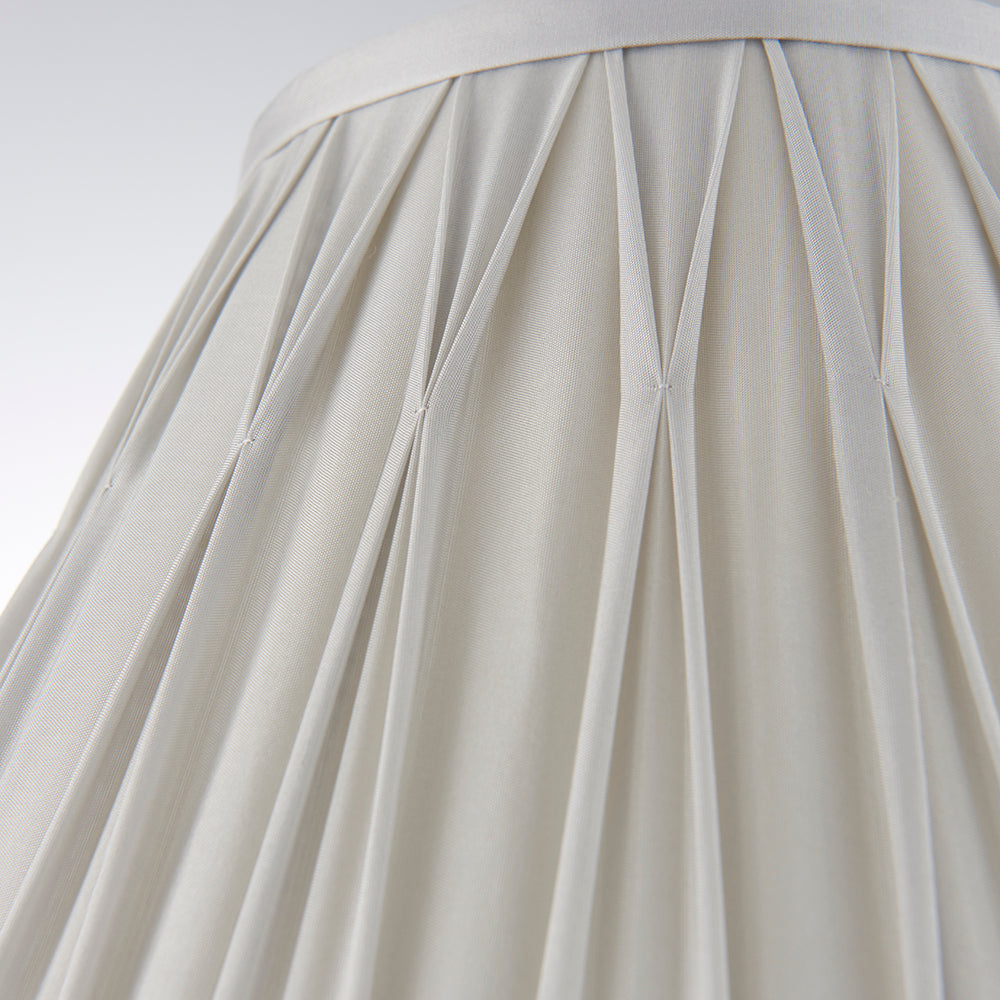 Endon Lighting 94360 Chatsworth 1Lt Shade Silver Silk
