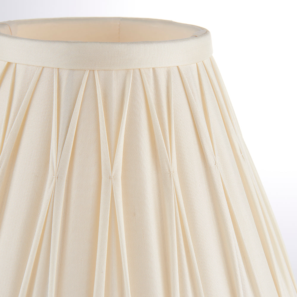 Endon Lighting 94362 Chatsworth 1Lt Shade Ivory Silk