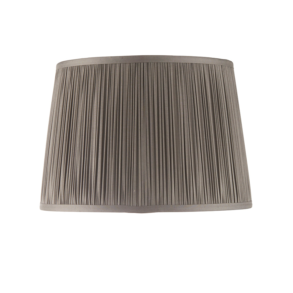 Endon Lighting 94383 Wentworth 1Lt Shade Charcoal Grey Silk