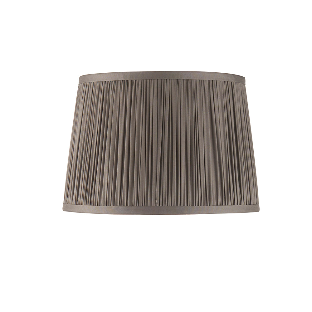 Endon Lighting 94389 Wentworth 1Lt Shade Charcoal Grey Silk