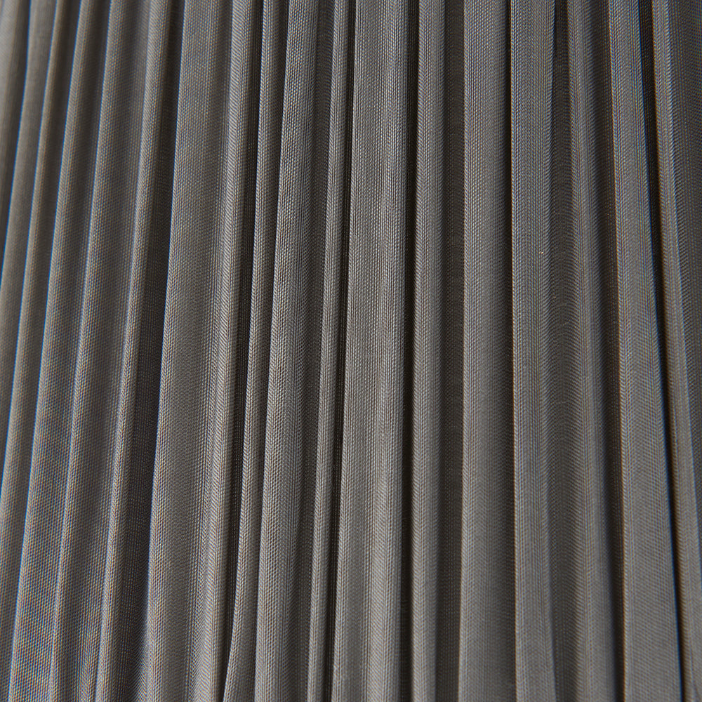 Endon Lighting 94390 Wentworth 1Lt Shade Charcoal Grey Silk
