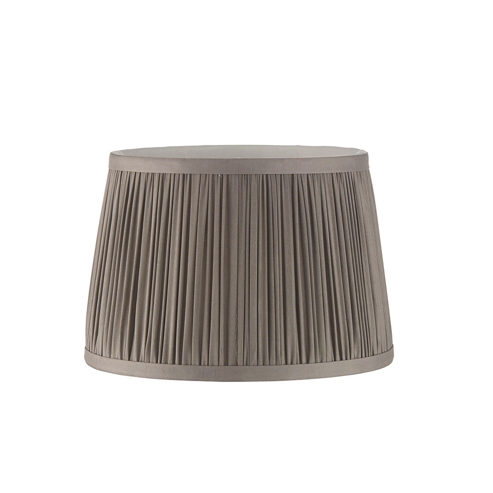 Endon Lighting 94390 Wentworth 1Lt Shade Charcoal Grey Silk
