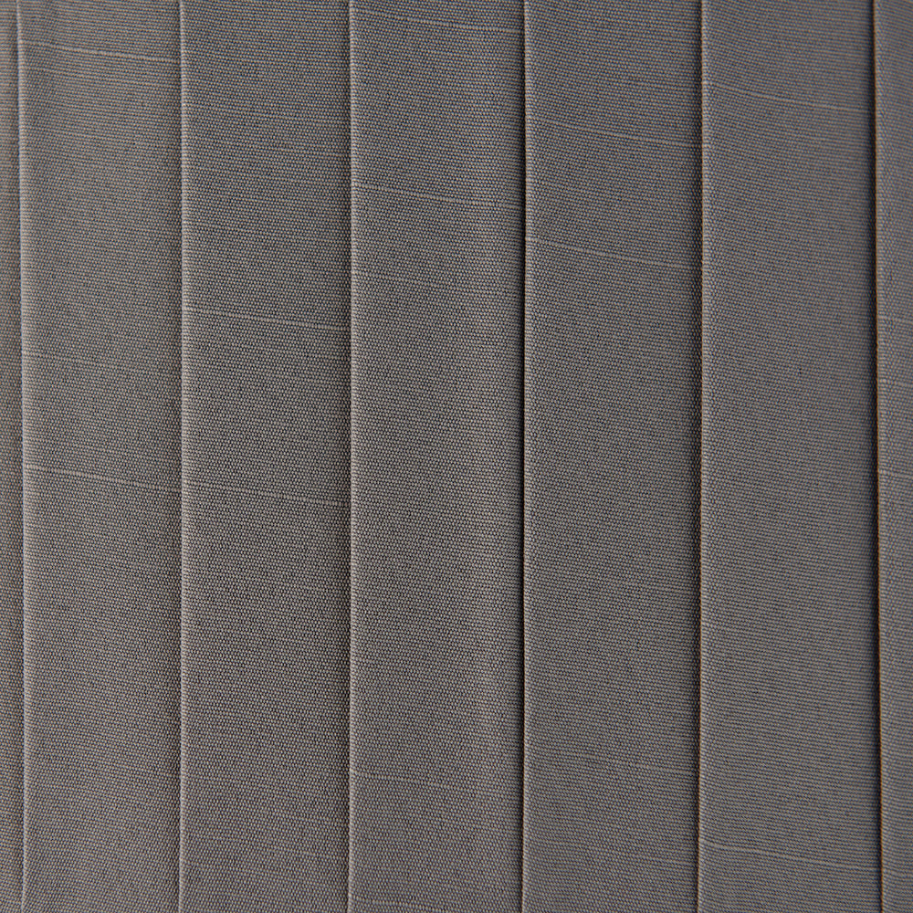 Endon Lighting 94397 Highclere 6Lt Pendant Bright Nickel Plate & Charcoal Fabric