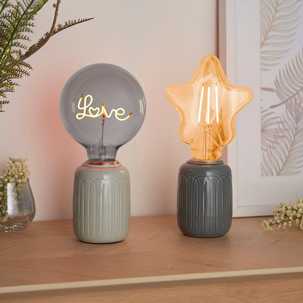 Endon Lighting 94504 Love Up 1Lt Accessory Smoked Glass