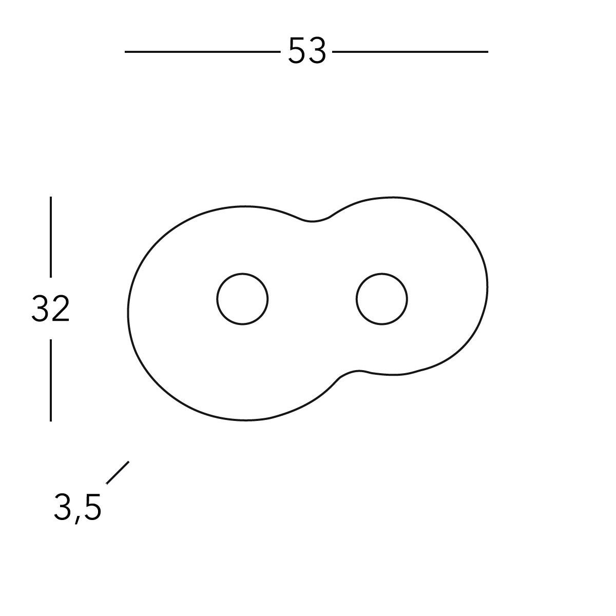 Kolarz A1336.12.1.W CIRCLE Ceiling Light