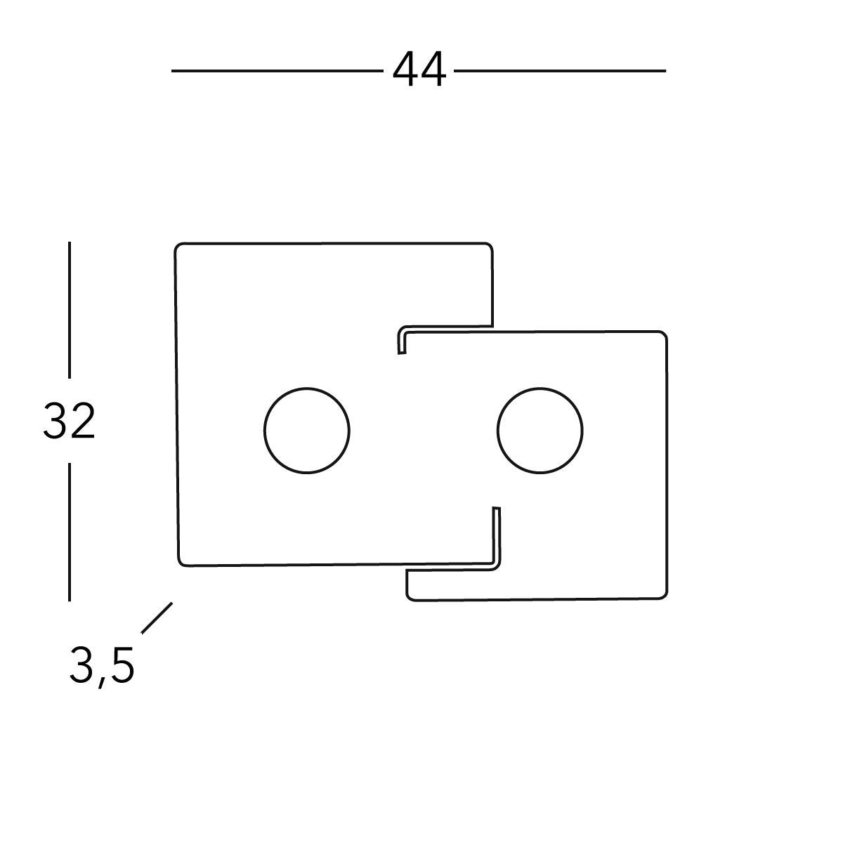 Kolarz A1337.12.1.VinCu SQUARE Ceiling Light