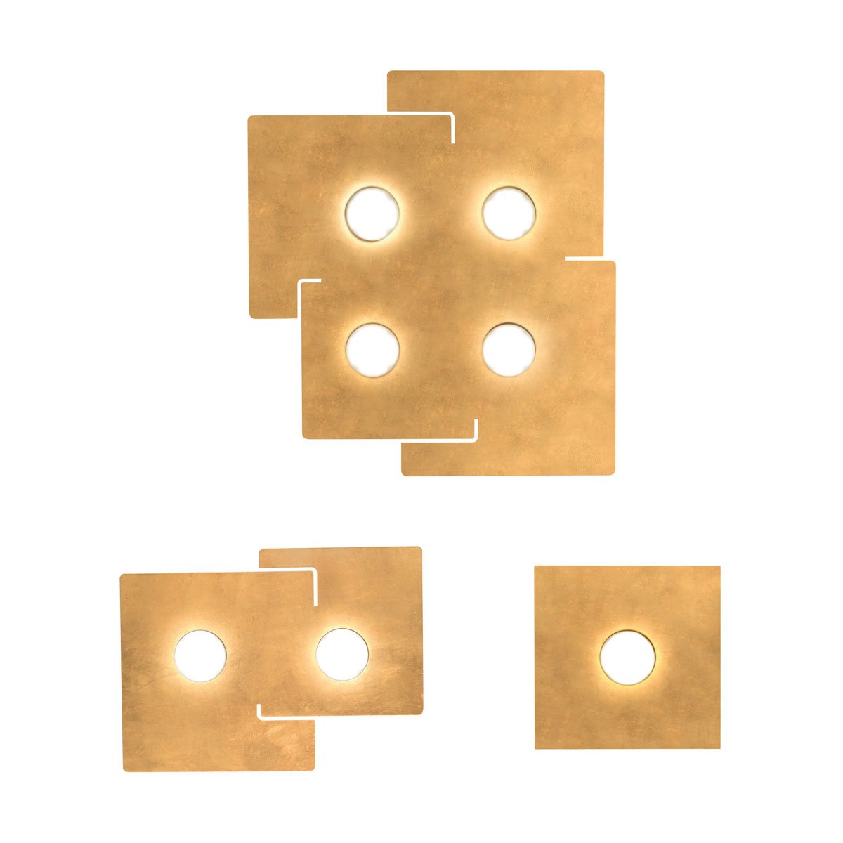 Kolarz A1337.14.1.Au SQUARE Ceiling Light