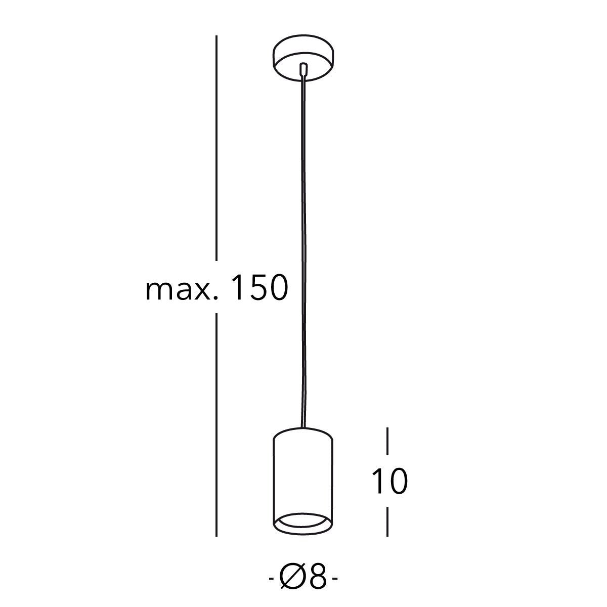 Kolarz A1347.31.Cu/10 TUBE Pendant Light