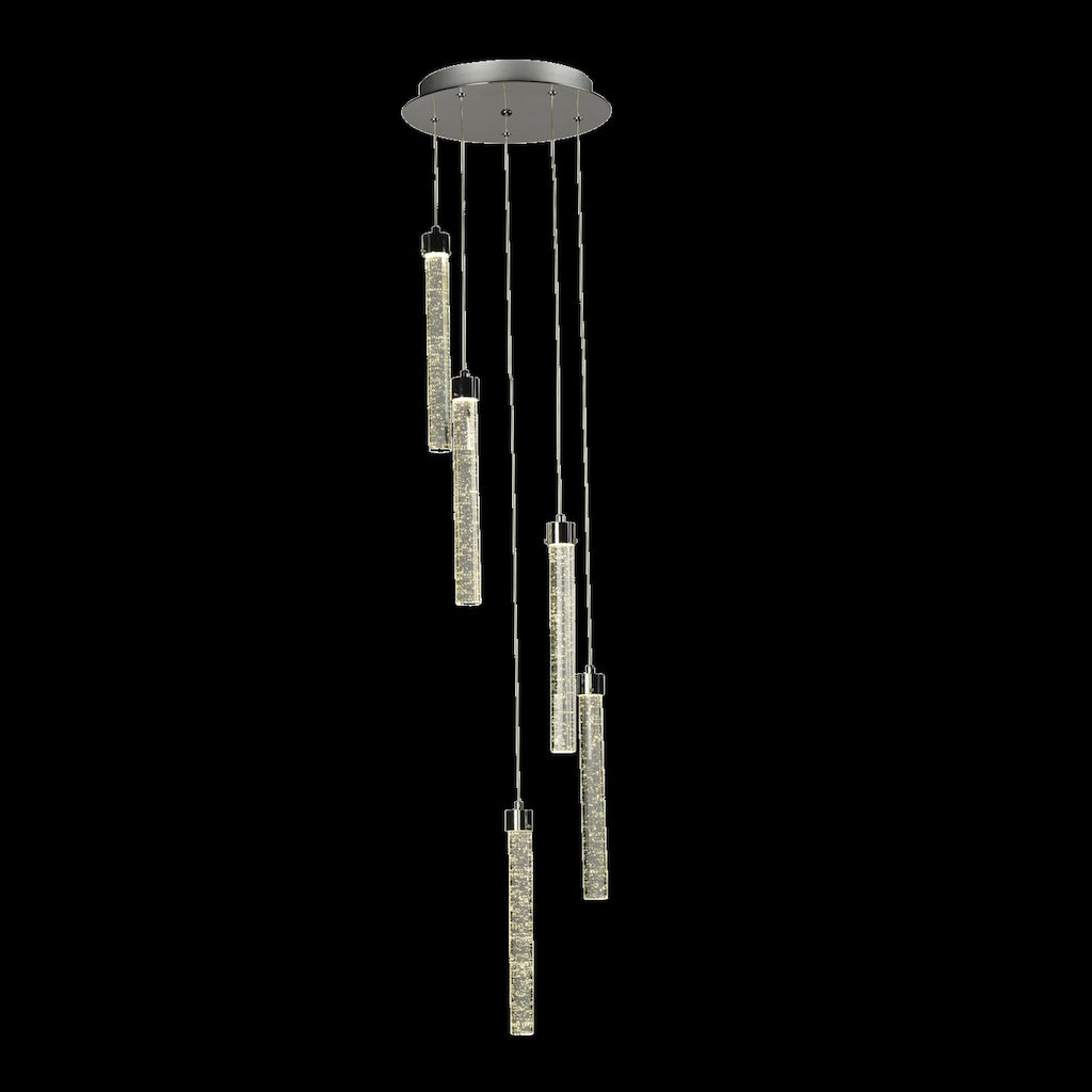 5 Light LED Pendant 3000K 5 x 3W Integrated LED