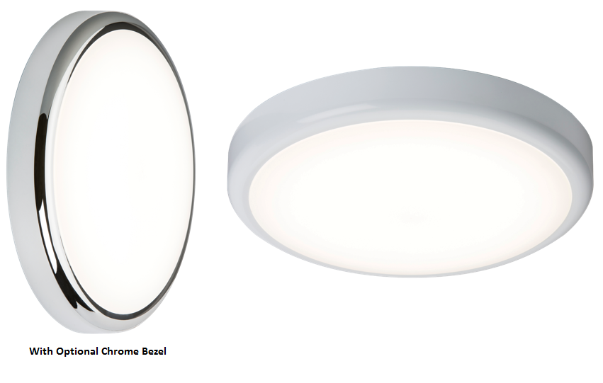 ML Accessories-BT14A 230V IP44 14W Trade LED Flush with Sensor/Dimming Function 4000K