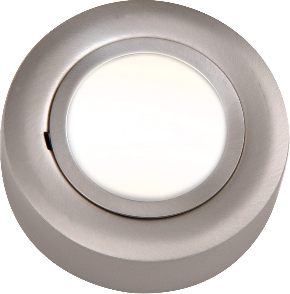 ML Accessories-CRF02CBR IP20 12V L/V Brushed Chrome Cabinet Fitting Surface or Recessed (lamp included)