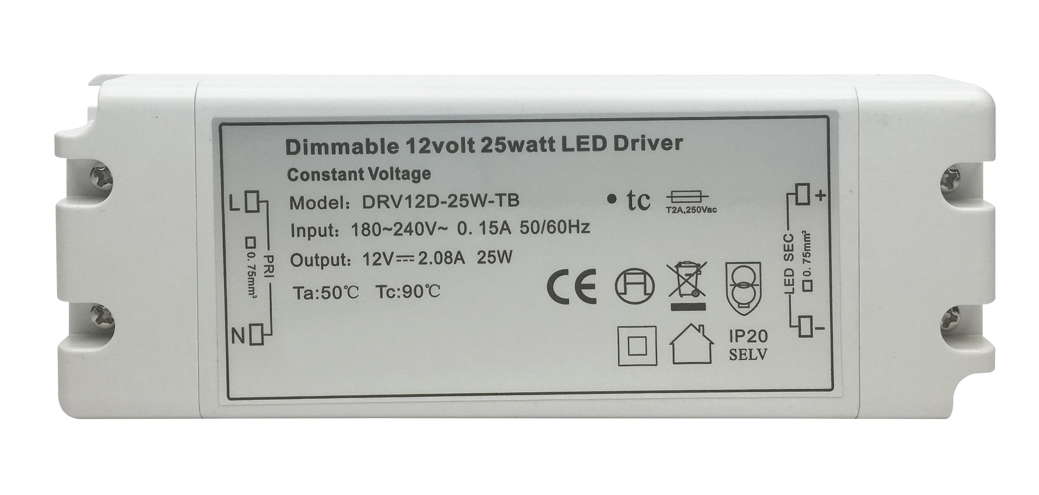 12V DIMMABLE 25WATT LED DRIV+D544:D661ER