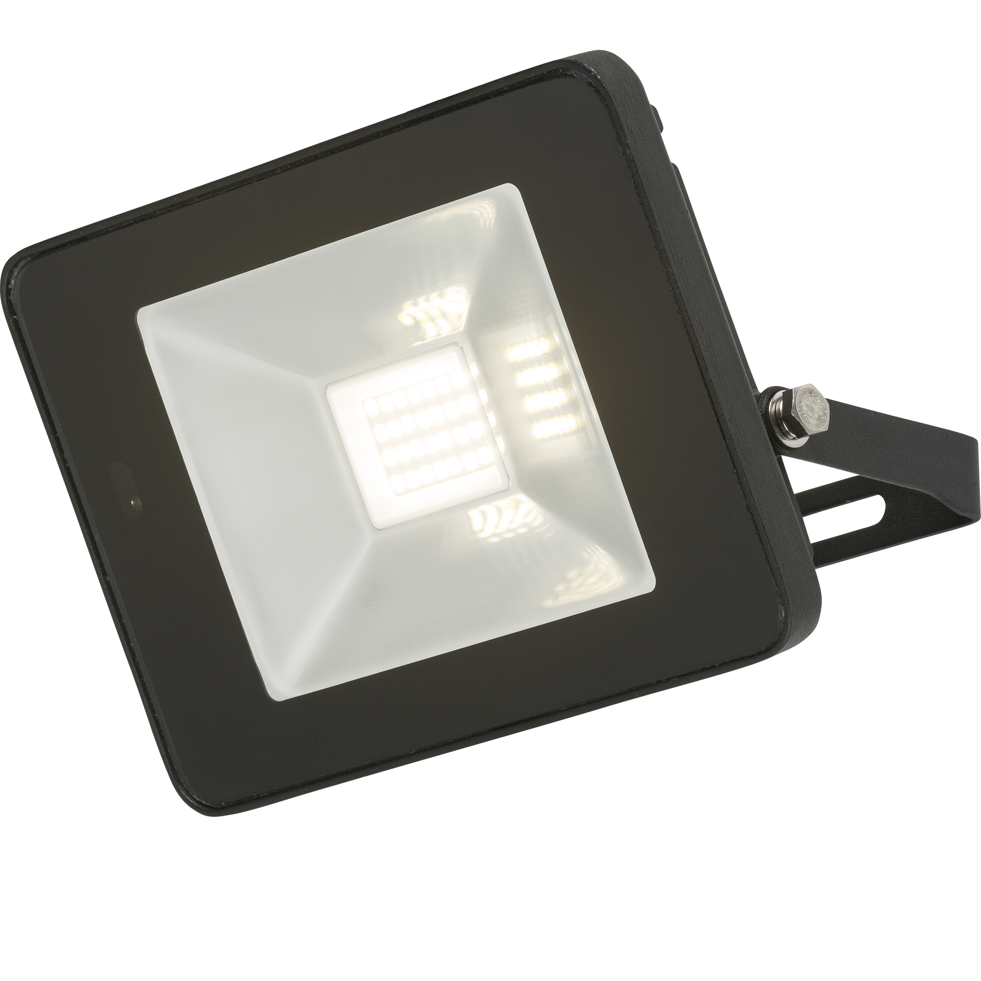 ML Accessories-FLF20M 230V IP65 20W LED Black Die-Cast Aluminium Floodlight with Microwave Sensor 4000K