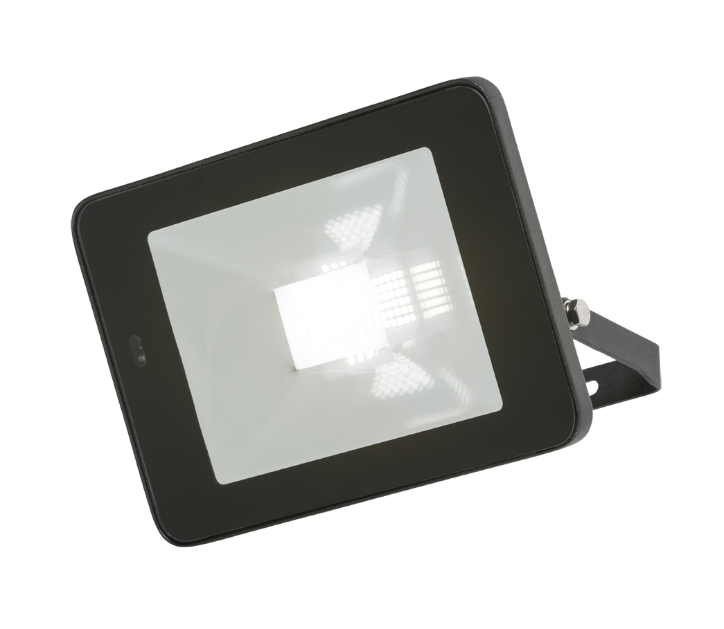 ML Accessories-FLF30M 230V IP65 30W LED Black Die-Cast Aluminium Floodlight with Microwave Sensor