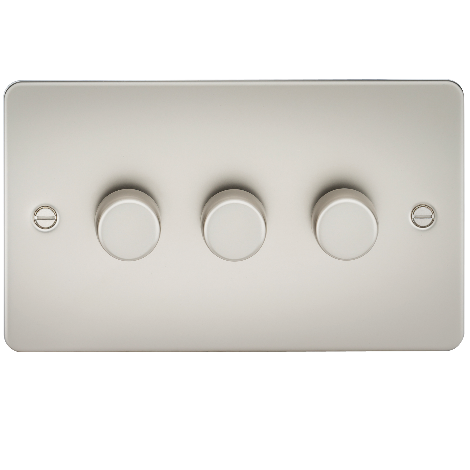 ML Accessories-FP2163PL Flat Plate 3G 2 Way Dimmer 60-400W - Pearl