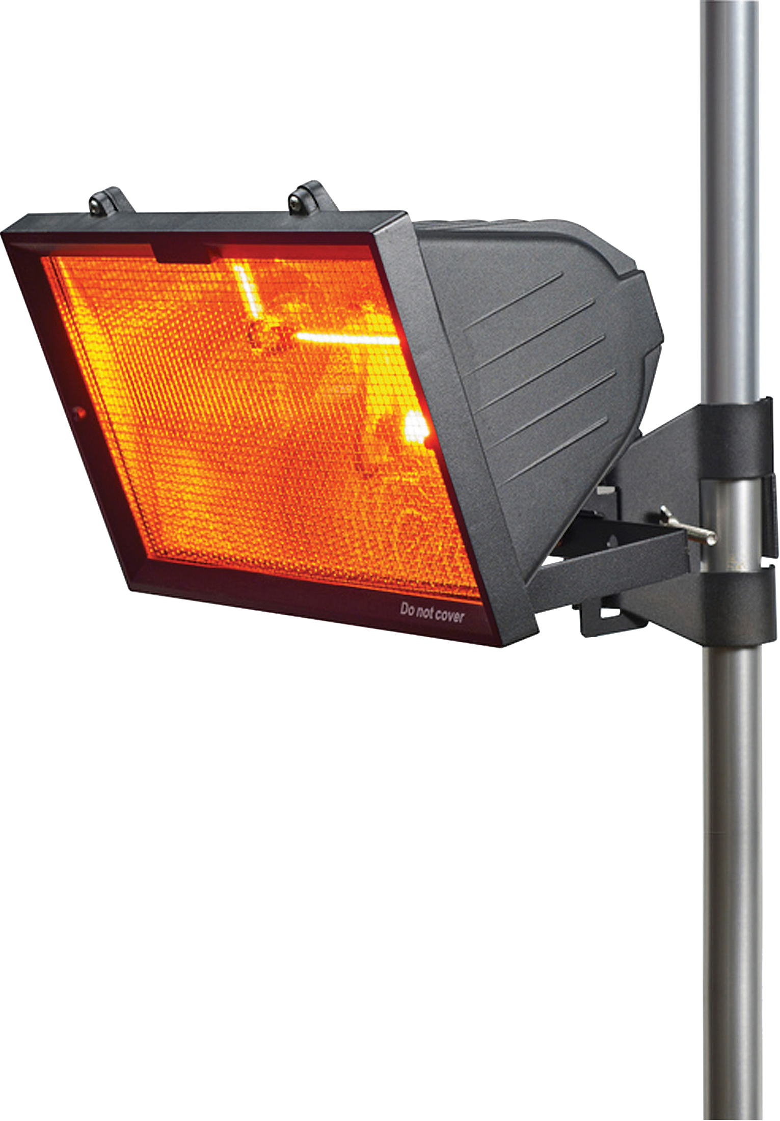 ML Accessories-HEOD1309BK IP24 1300W Outdoor Infrared Heater with Mesh Grille and RS7 1300W Tube Black