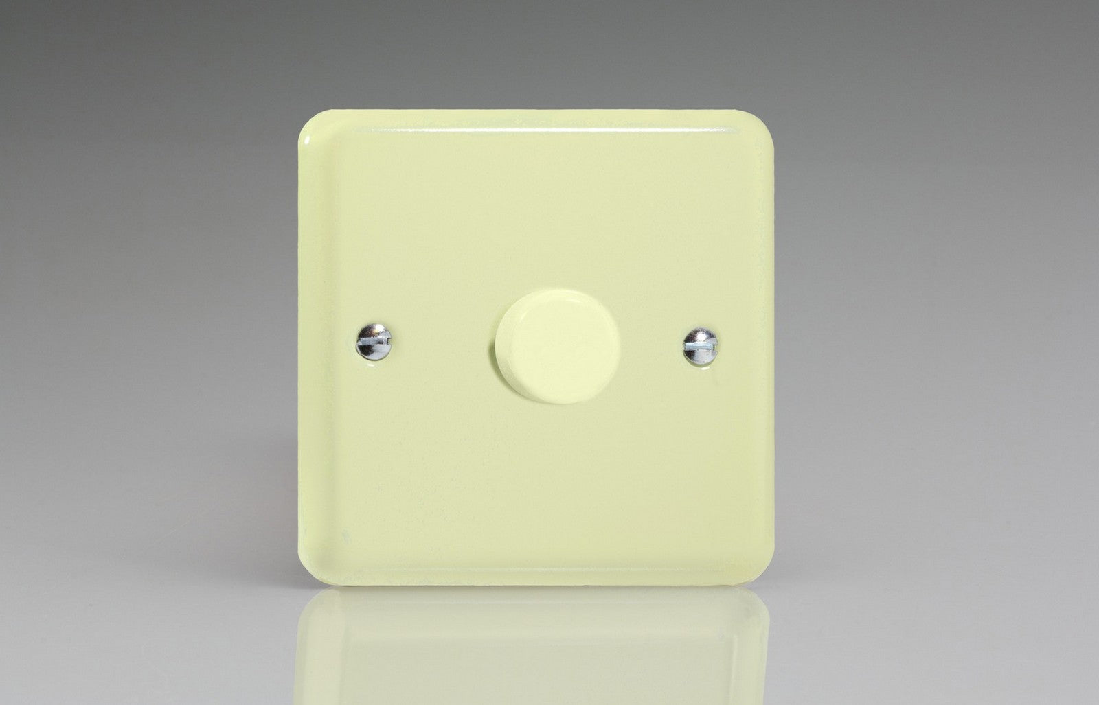 Varilight HY3.WC Lily White Chocolate 1-Gang 2-Way Push-On/Off Rotary Dimmer 1 x 60-400W