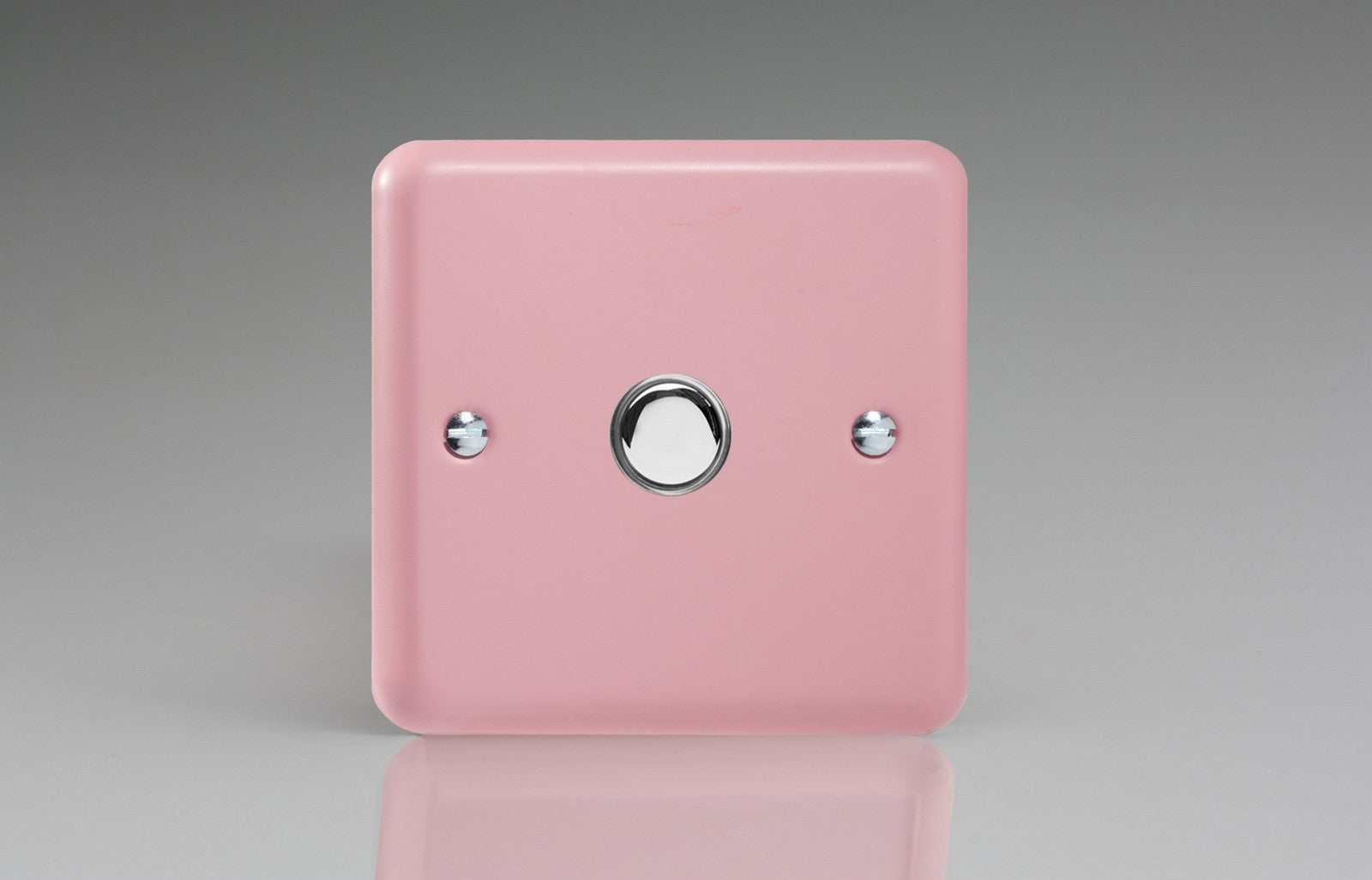 Varilight IJYS001.RP Lily Rose Pink 1-Gang Tactile Touch Control Dimming Slave for use with Master on 2-Way Circuits