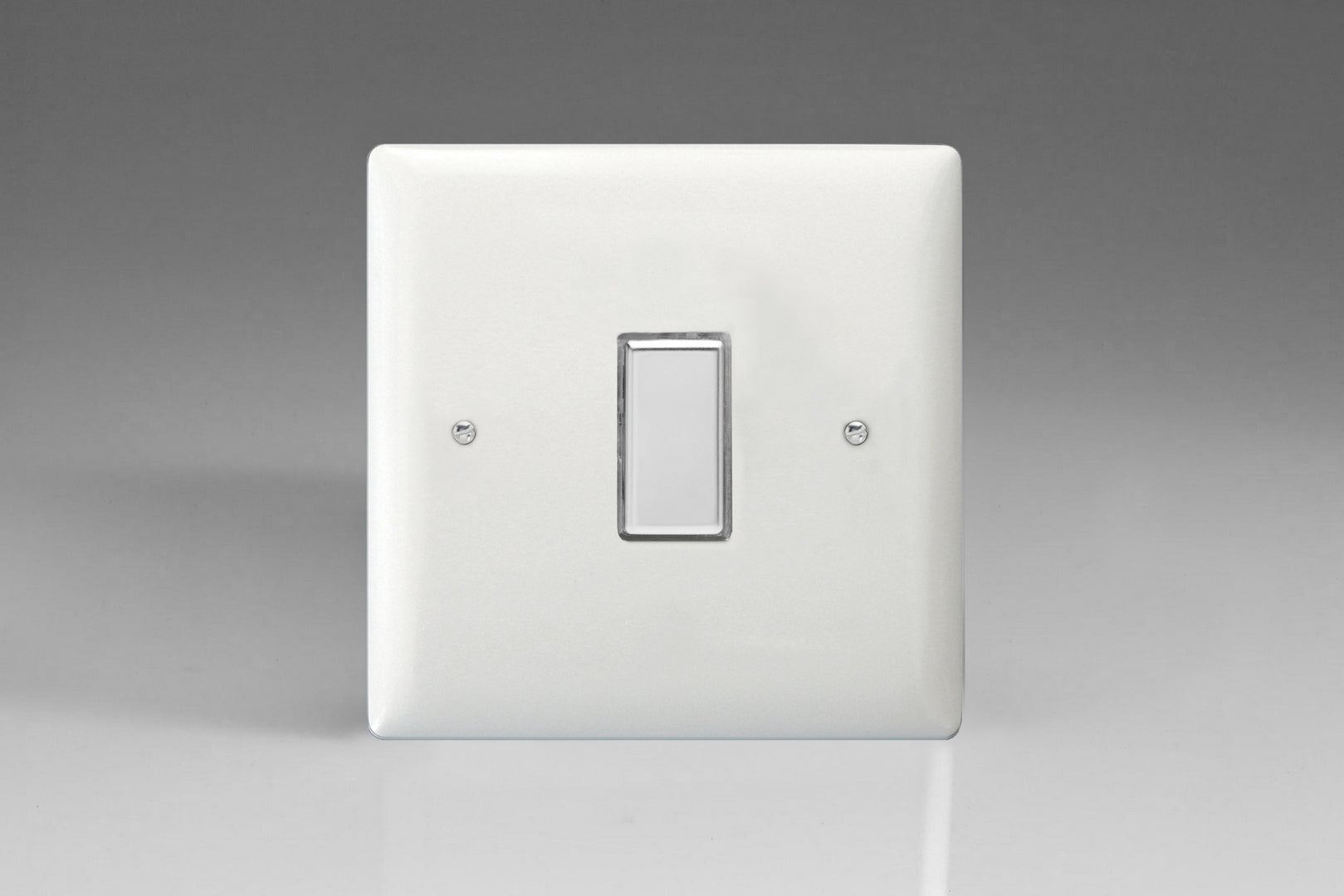 Varilight JOT101C White White Plastic 1-Gang Multi-Way Touch Master LED Dimmer 1 x 0-100W (1-10 LEDs)
