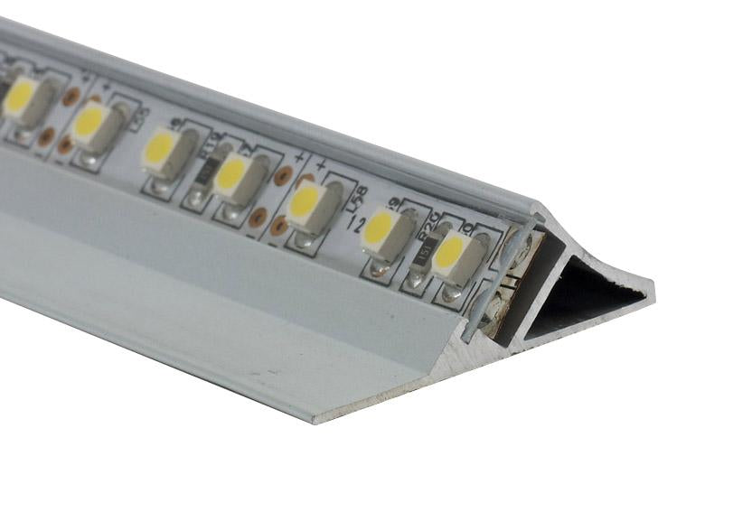 LAS SURFACE ANGLED 2M LENGTH WITH CLEAR DIFFUSER