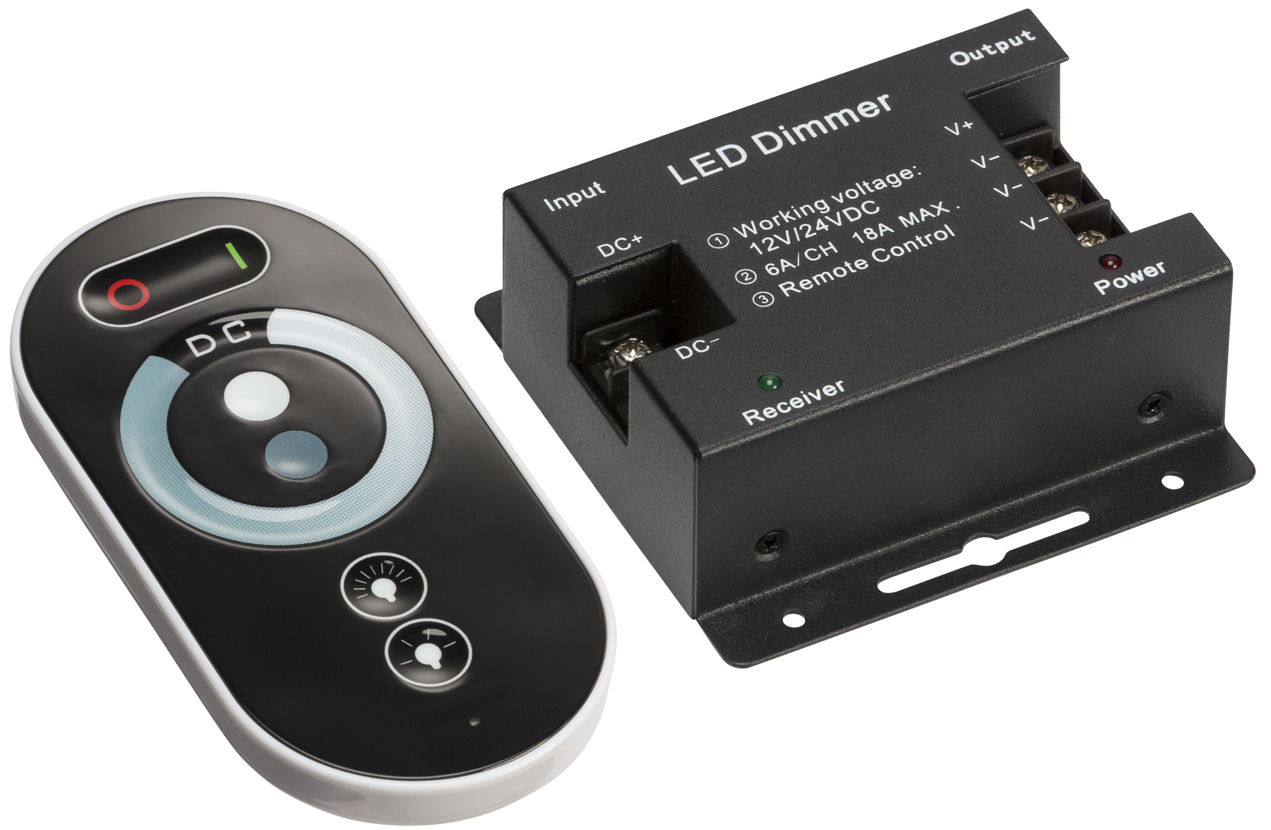 ML Accessories-LEDFR7 12V / 24V RF Controller and Touch Remote - Dimmer Single Colour