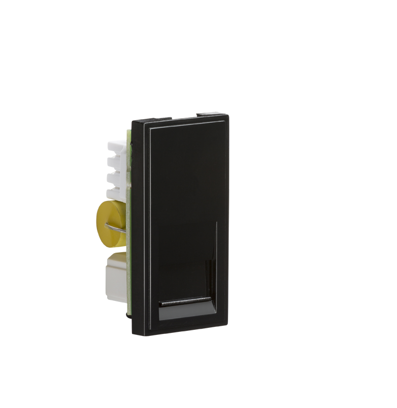 ML Accessories-NETBTMBK Telephone Master Outlet Module 25 x 50mm (IDC) - Black