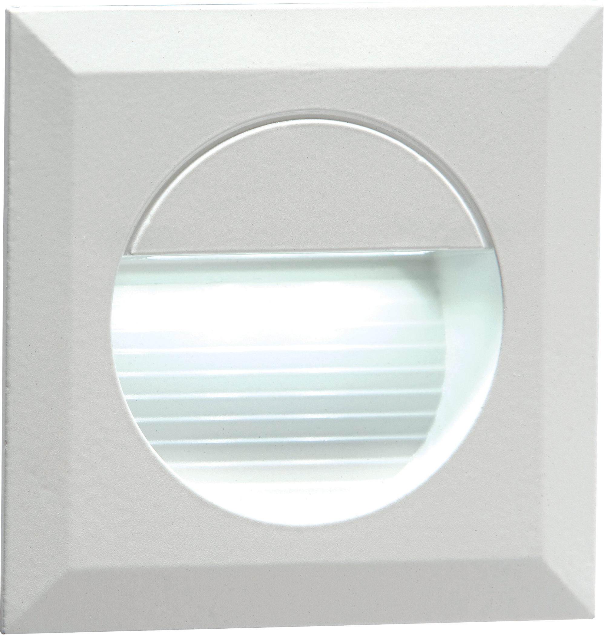 ML Accessories-NH019W 230V IP54 Recessed Square Indoor/Outdoor LED Guide/Stair/Wall Light White LED