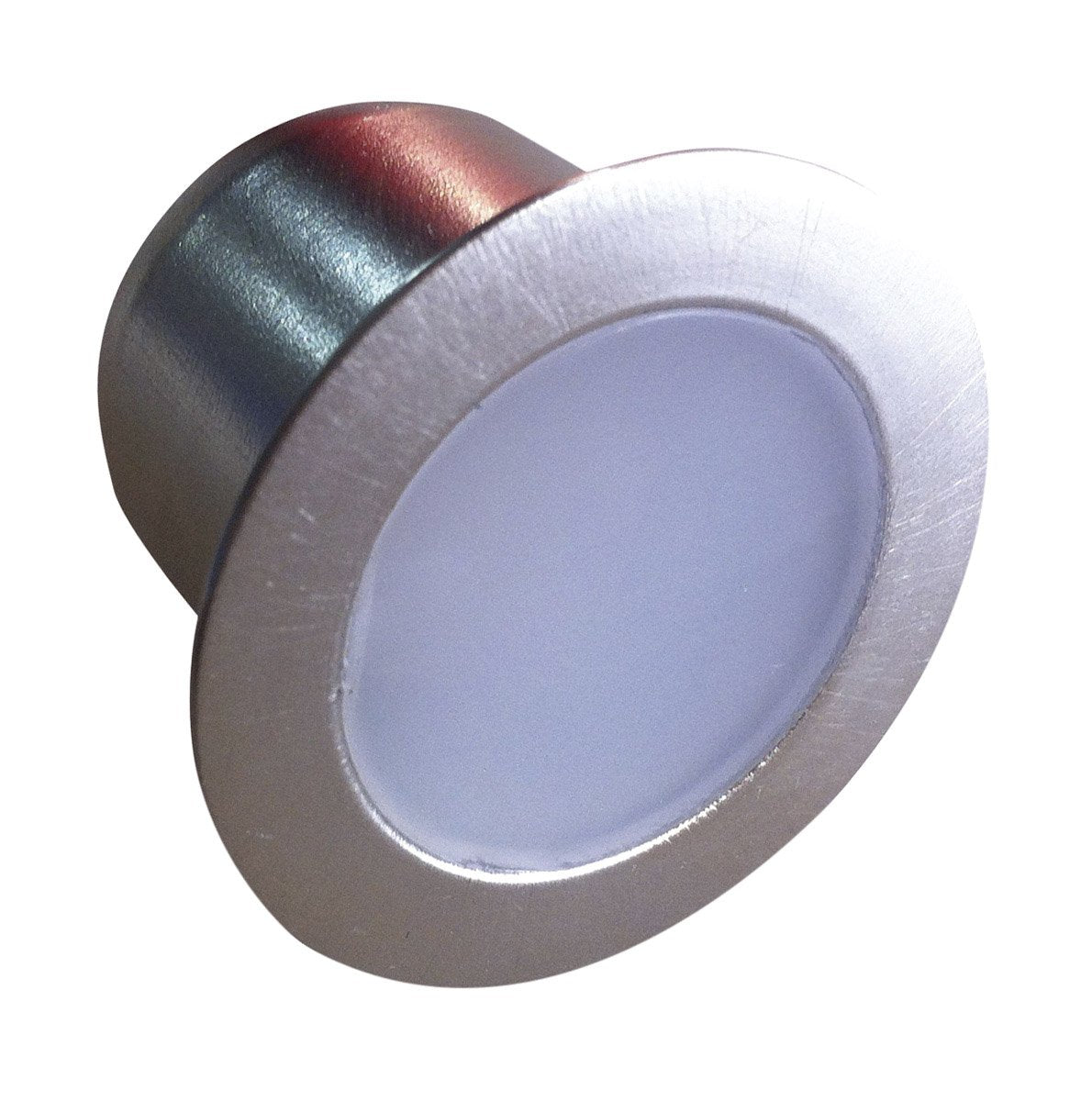 LED plinth round light kit white