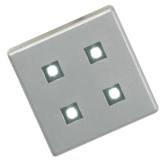 LED plinth square light kit white
