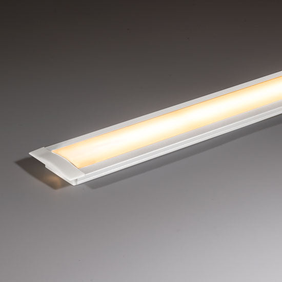 LED Profile 25x7 Recessed White Opal