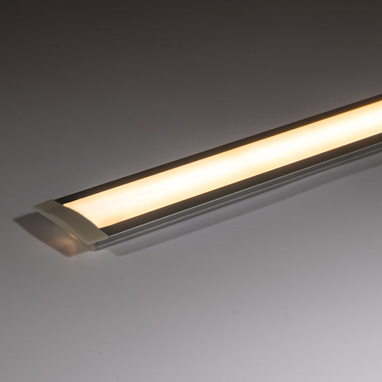 LED Profile 25x7 Recessed White Opal