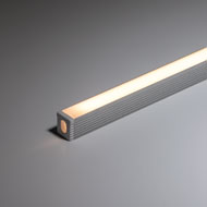 LED Profile 8x9 Nano Surface Aluminium Opal 1 Metre