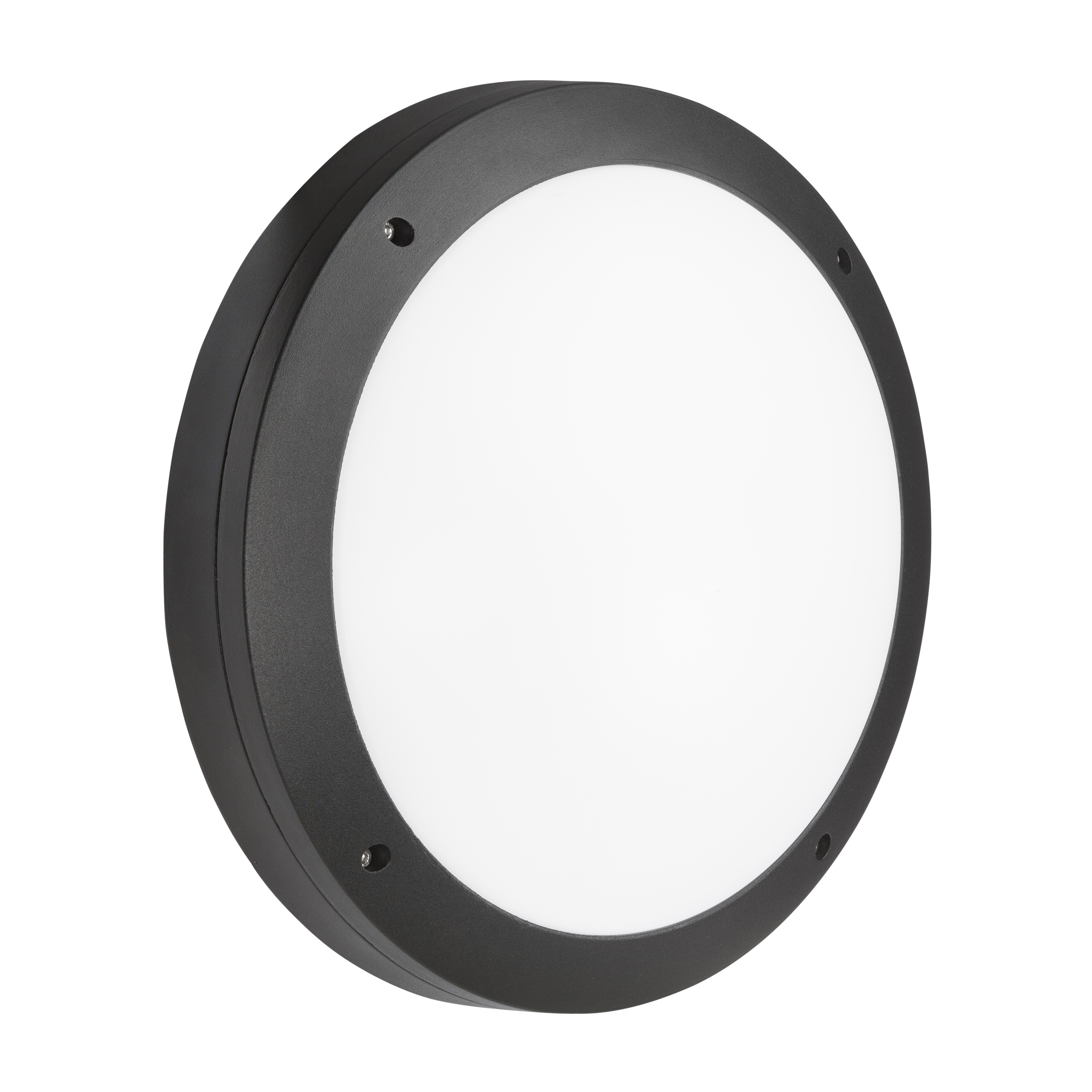 ML Accessories-SHE1BS 230V IP65 18W LED Round Bulkhead CCT with Microwave Sensor Black