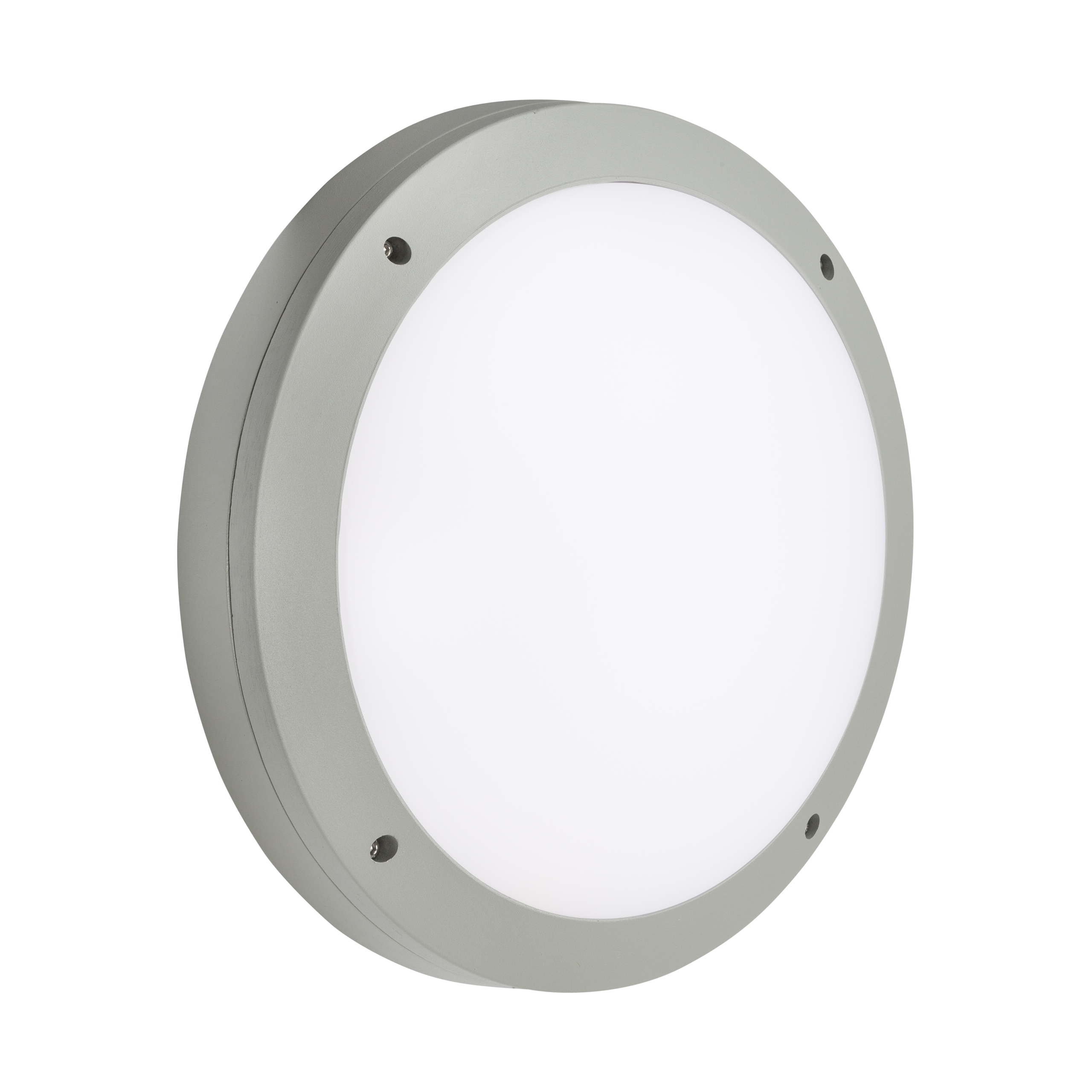 ML Accessories-SHE1GS 230V IP65 18W LED Round Bulkhead CCT with Microwave Sensor Grey