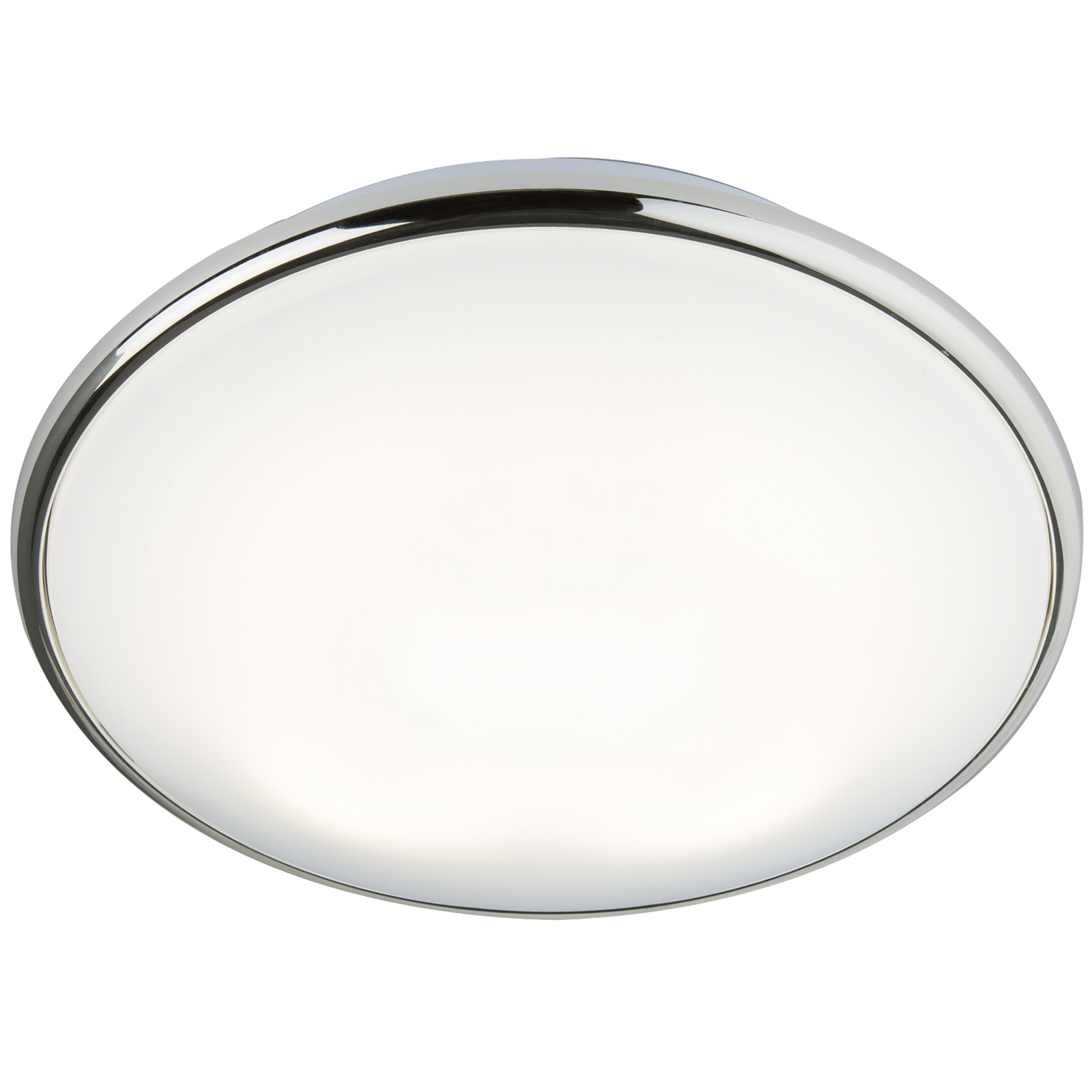 ML Accessories-TP28W2DCEMHF IP20 28W 2D HF Emergency Bulkhead with Opal Diffuser and Chrome Base