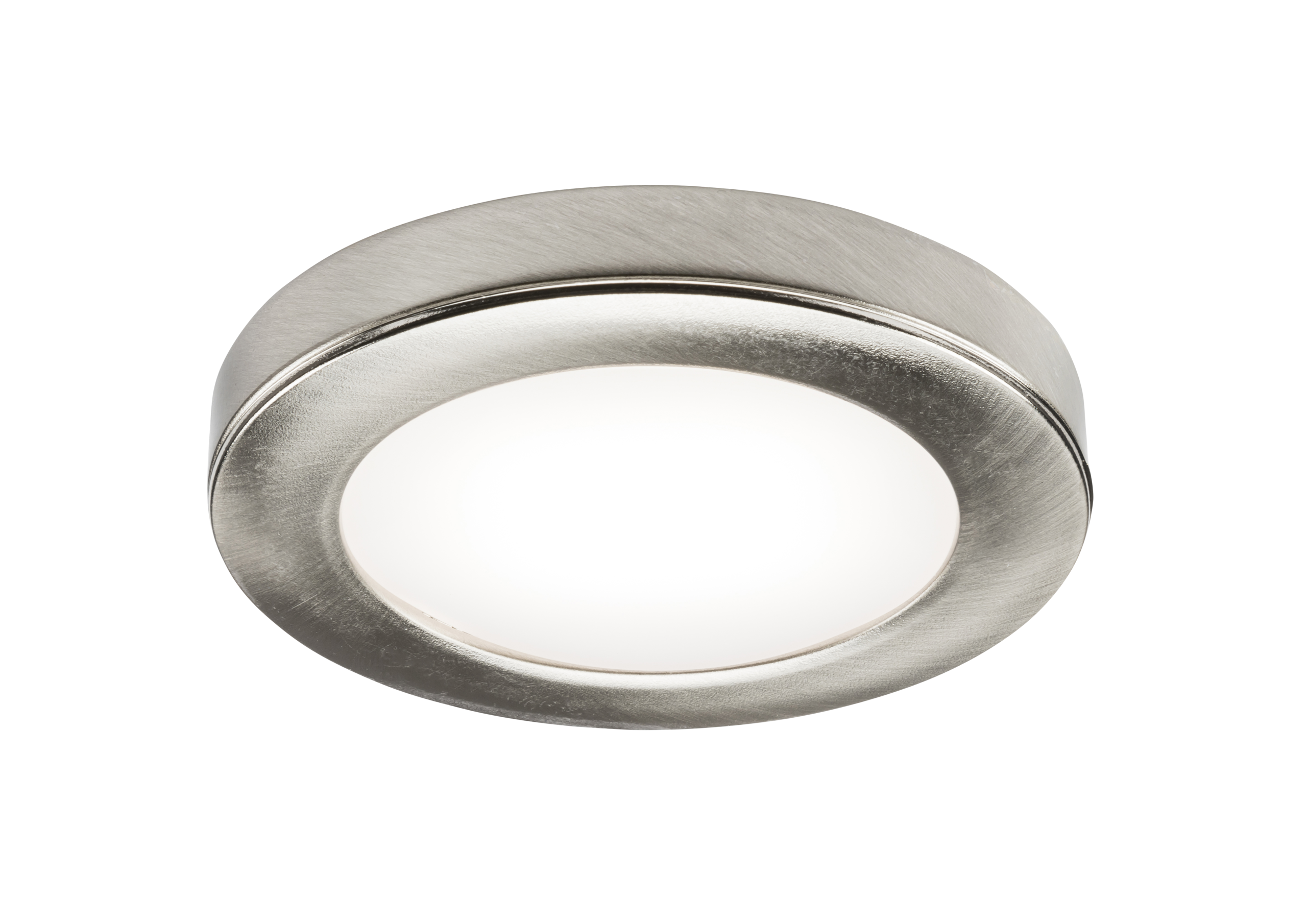 ML Accessories-UNDK3BCCW UNDKIT Single 2.5W LED Dimmable Under Cabinet Light in Brushed Chrome - 4000K